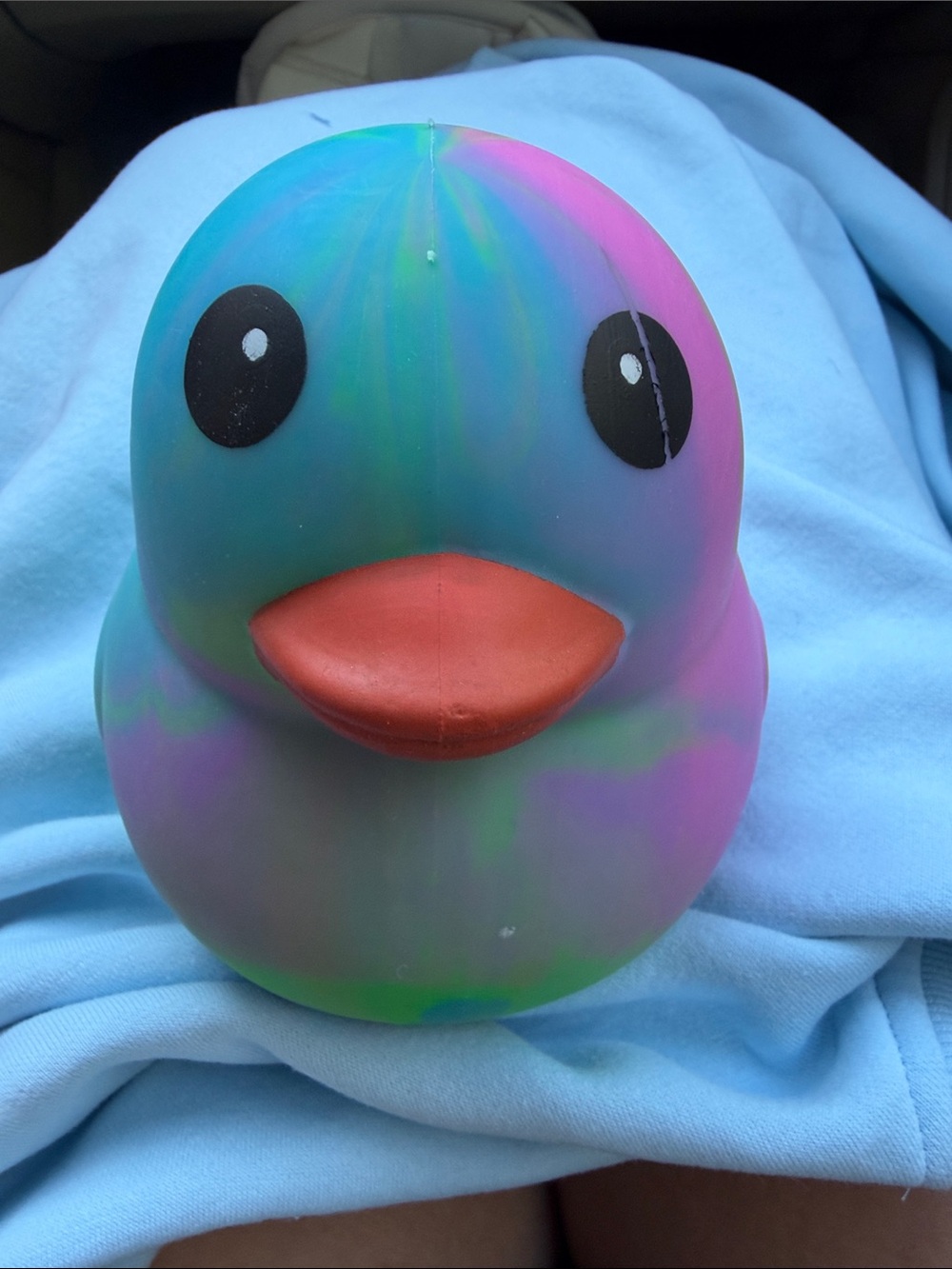 Jumbo squeezy multicolor duck